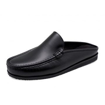 Men Sandals MV-08 Black Nappa